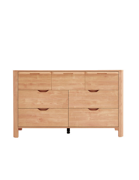 Cómoda 7 cajones Milán café