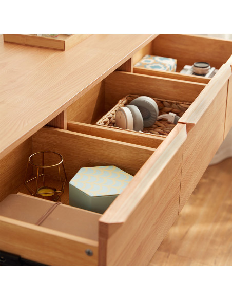 Cómoda 7 cajones Milán café