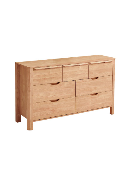 Cómoda 7 cajones Milán café