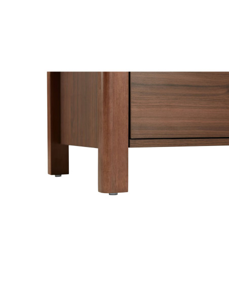 Cómoda 7 cajones Luntra café oscuro