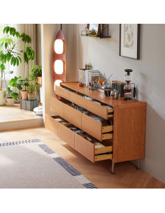 Cómoda 9 cajones Svela café 2