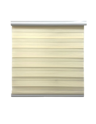 Cortina Roller Duo Beige 100x180cm - Regulación de Luz