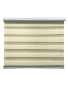 Cortina Roller Duo Beige 100x180cm - Regulación de Luz 2