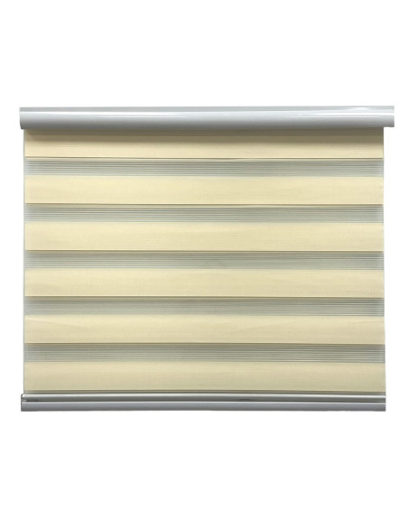 Cortina Roller Duo Beige 100x180cm - Regulación de Luz