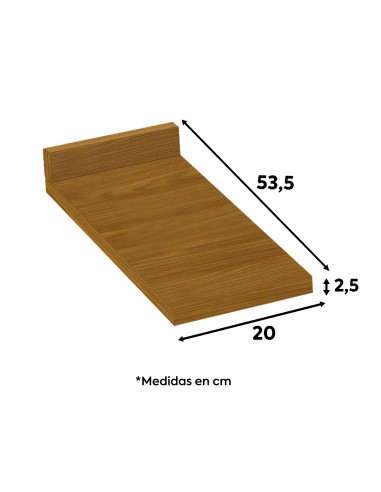 Cubierta de Cocina Americana Café 20cm - Muebles de Cocina