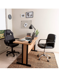 Escritorio Teca Italia 150x60x75 café 2