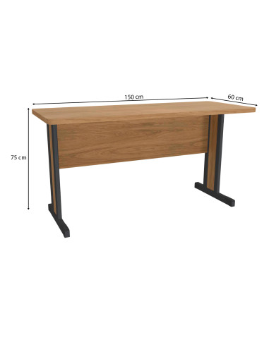 Escritorio Teca Italia 150x60x75 café