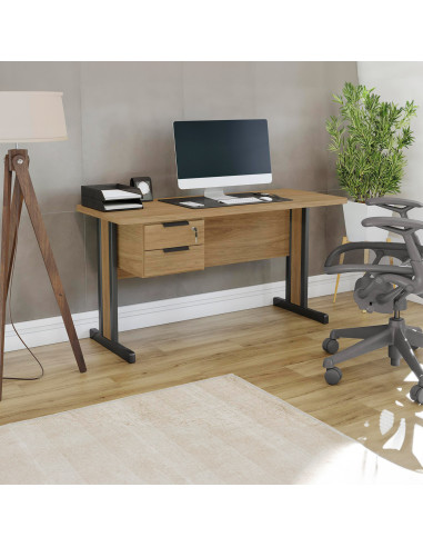 Escritorio Teca Italia 150x60x75 café