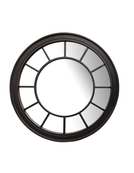 Espejo Redondo Maxi Negro 71cm - Decoración de Pared Moderna