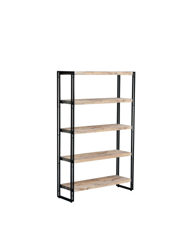 Estante 5 Niveles Bloom Negro - Mueble para Living