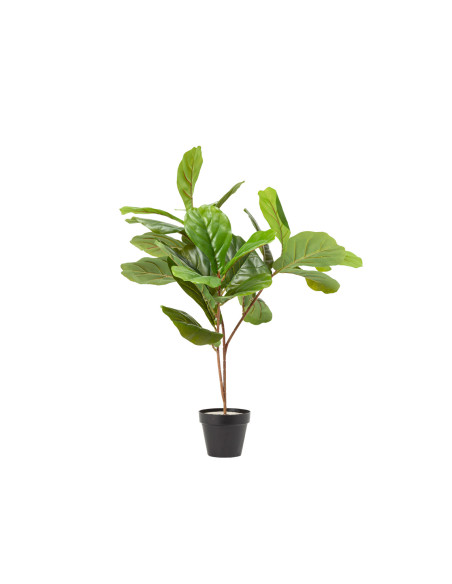 Ficus Lyrata Artificial 60cm - Planta Decorativa Sin Mantenimiento