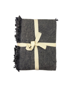Mantel Slub gris osc 150x250cm