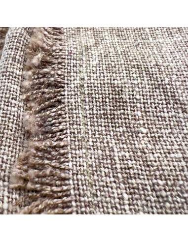 Mantel Slub Gris Liso 150x250cm - Elegante y Moderno