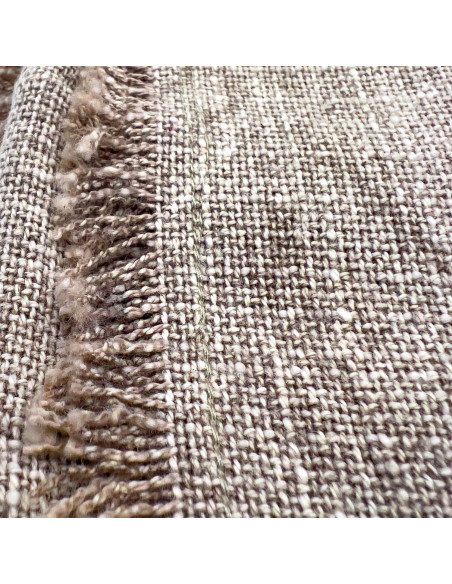 Mantel Slub Gris Liso 150x250cm - Elegante y Moderno