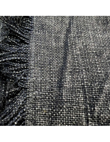 Mantel Slub gris osc 150x250cm