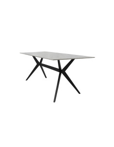 Mesa Comedor 6 Puestos Akila Gris Mate - Elegante y Moderna