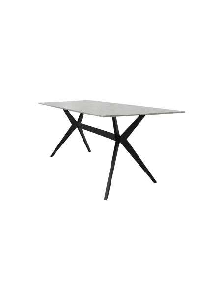 Mesa Comedor 6 Puestos Akila Gris Mate - Elegante y Moderna