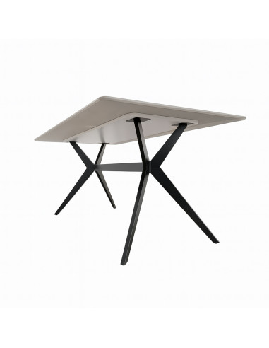 Mesa Comedor 6 Puestos Akila Gris Mate - Elegante y Moderna