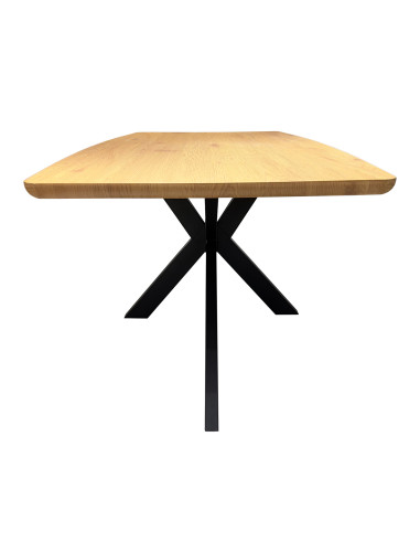 Mesa Comedor 6 Puestos Bonaire Madera Clara - Elegante y Funcional