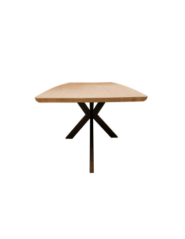 Mesa Comedor 6 Puestos Bonaire Madera Oscura - Elegante y Cálida