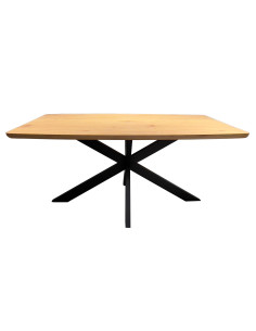 Mesa Comedor 6 Puestos Bonaire Madera Clara - Elegante y Funcional 2