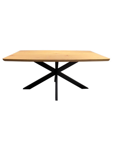 Mesa Comedor 6 Puestos Bonaire Madera Clara - Elegante y Funcional