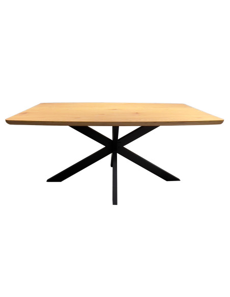 Mesa Comedor 6 Puestos Bonaire Madera Clara - Elegante y Funcional