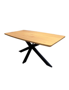 Mesa Comedor 6 Puestos Bonaire Madera Clara - Elegante y Funcional