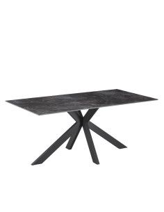 Mesa Comedor 6 Puestos Verona Negro - Elegante y Funcional 2