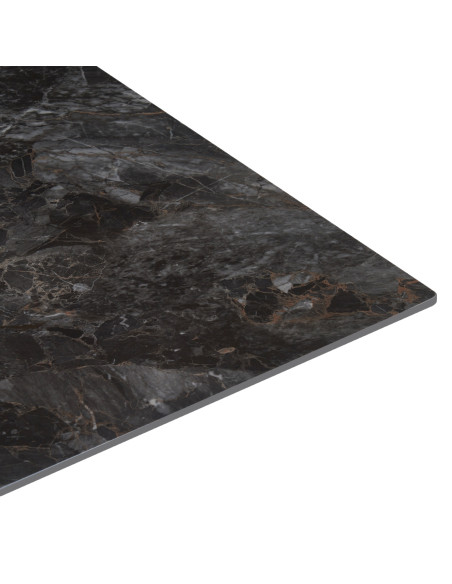 Mesa Comedor 6 Puestos Verona Negro - Elegante y Funcional