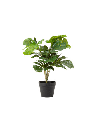 Monstera Artificial 60cm - Planta Decorativa Sin Mantenimiento