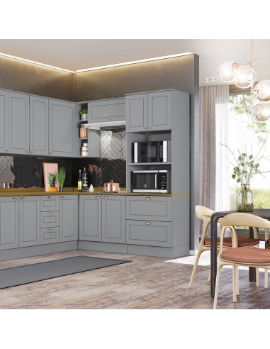 Mueble Horno Americana Gris 71.5cm - Mueble de Cocina