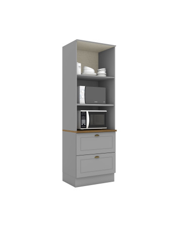 Mueble Horno Americana Gris 71.5cm - Mueble de Cocina