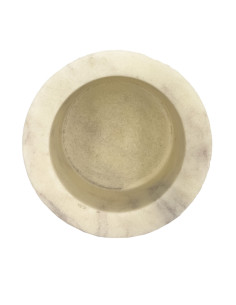 Pocillo de Mármol Blanco 7x7x5cm - Elegante y Minimalista 2