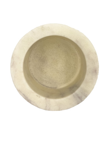 Pocillo de Mármol Blanco 7x7x5cm - Elegante y Minimalista