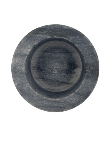 Pocillo de Mármol Gris 7x7x5cm - Elegante y Minimalista