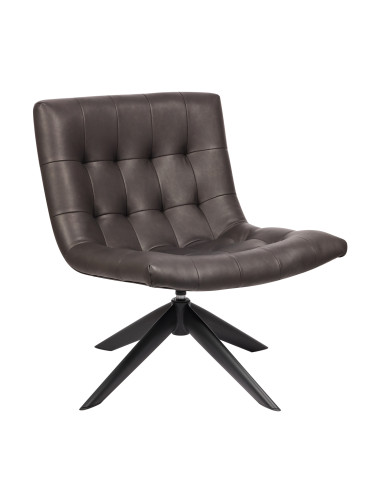 Poltrona Nairobi Negro - Sillón Giratorio 360° para Living