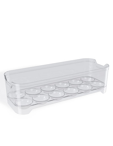 Portahuevos transparente