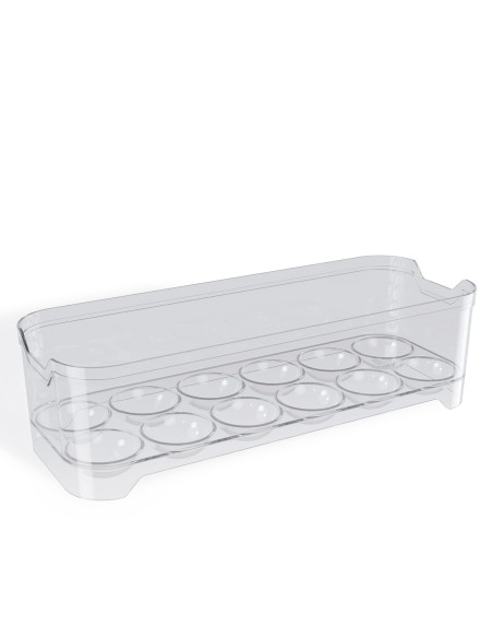 Portahuevos transparente