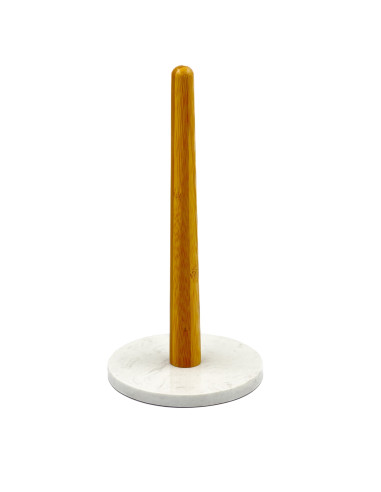 Porta Toalla Nova Bambú Mármol 15x15x30cm - Accesorio Cocina