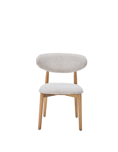 Silla comedor Guadalupe crema set de 2