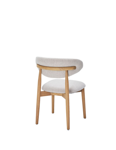 Silla comedor Guadalupe crema set de 2
