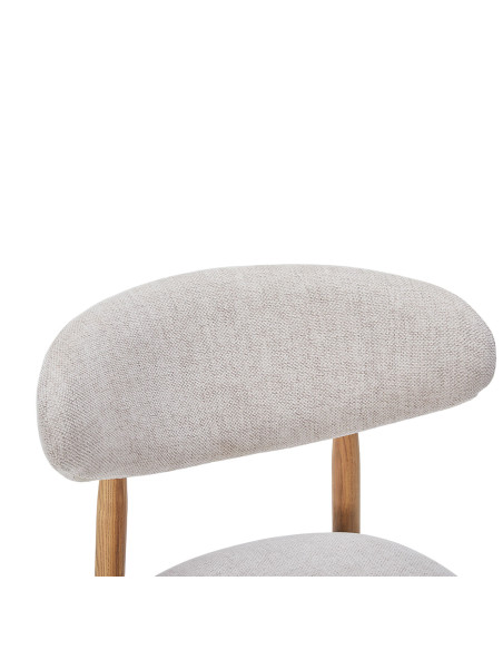 Silla comedor Guadalupe crema set de 2