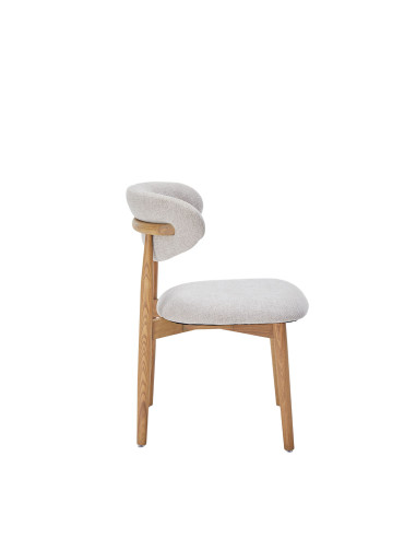 Silla comedor Guadalupe crema set de 2