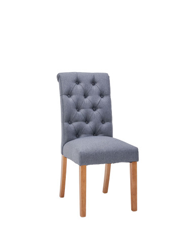 Silla comedor Jason gris set de 2