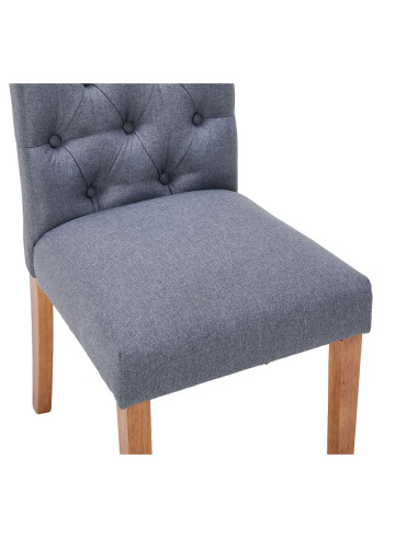 Silla comedor Jason gris set de 2