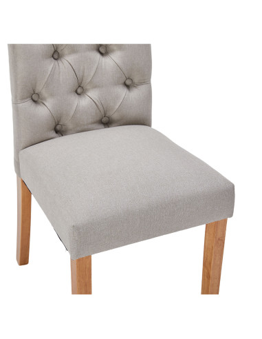 Silla comedor Jason beige set de 2