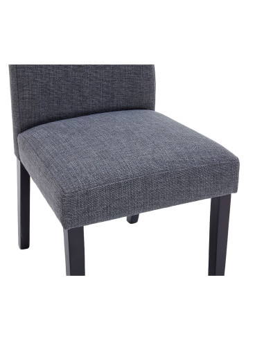 Silla comedor Jules gris oscuro set de 2