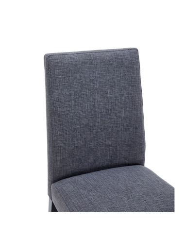 Silla comedor Jules gris oscuro set de 2