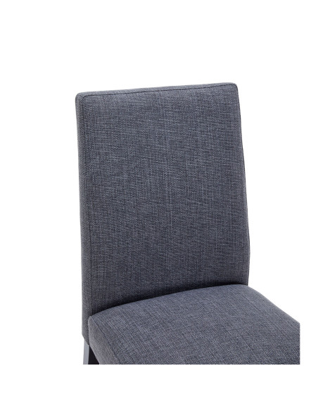 Silla comedor Jules gris oscuro set de 2